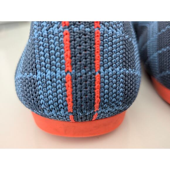 Rothy’s The Point Flats Women’s Size 9.5 Indigo Gingham Sustainable Shoes - Picture 5 of 8